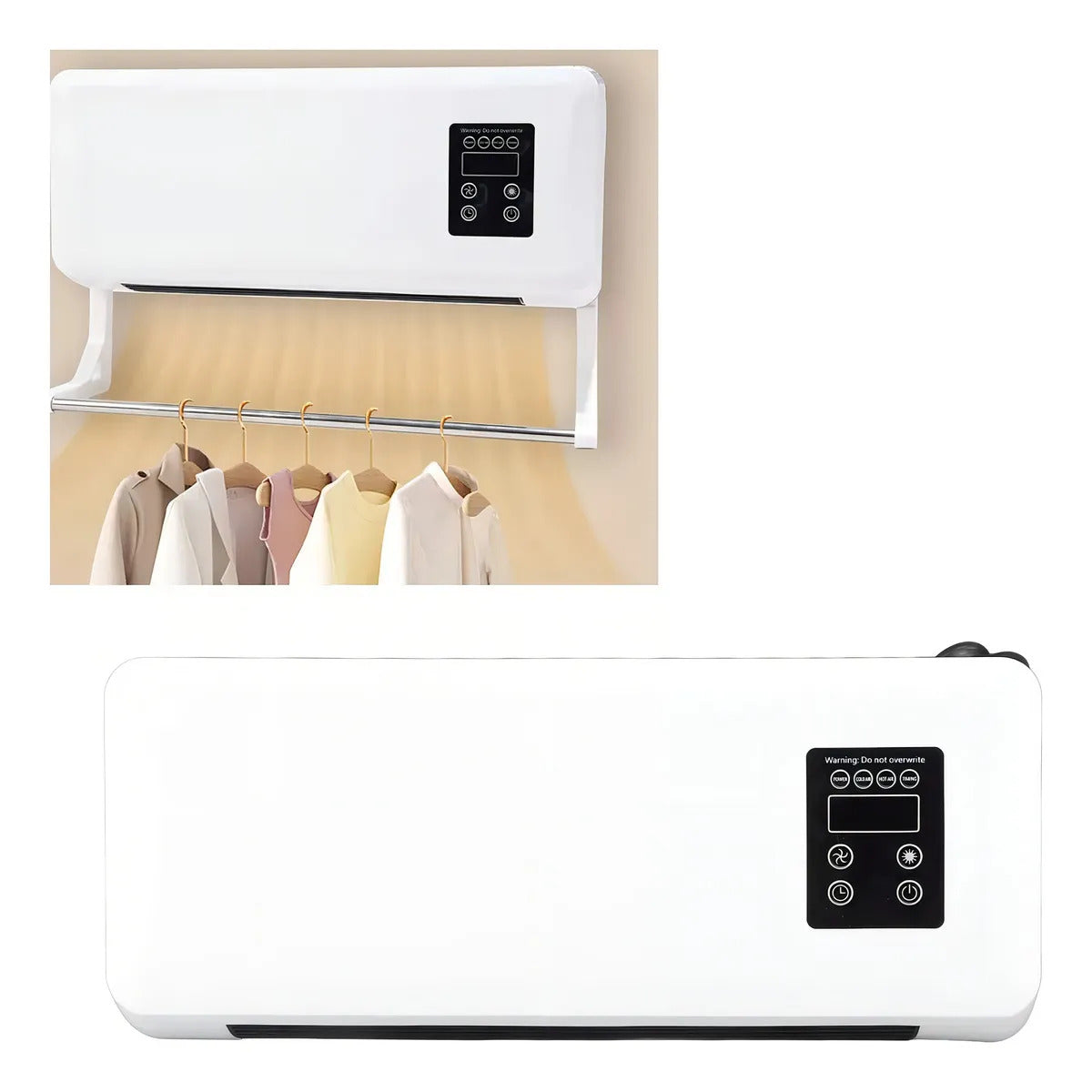 Mini aire acondicionado y calefactor de pared