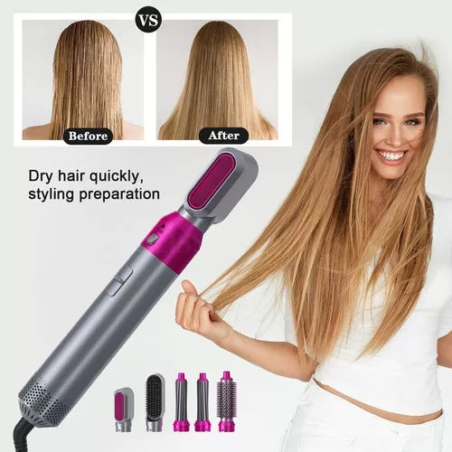 Secador De Pelo Profesional 5 En 1